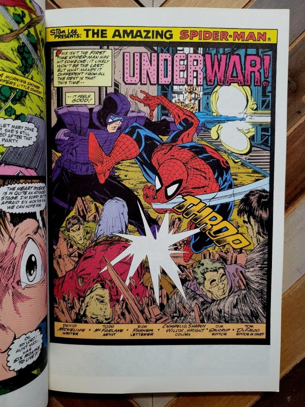 Spider-Man: The Assassin Nation Plot TPB 1st Print Marvel 1992 McFarlane Art! FN