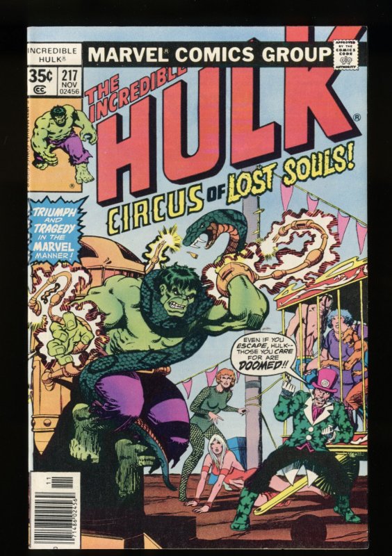 Incredible Hulk (1962) #217 NM 9.4