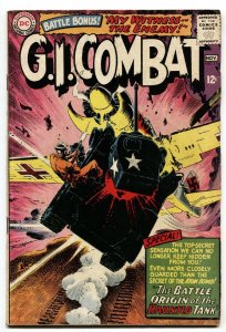 G.I. COMBAT #114-1965-DC COMICS-ORIGIN HAUNTED TANK-WW2 vg/fn