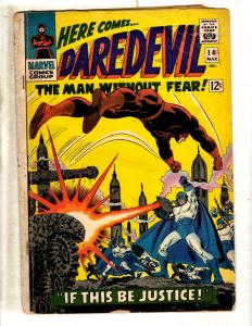 Daredevil # 14 VG- Marvel Comic Book Foggy Karen Defenders Hell's Kitchen JL2