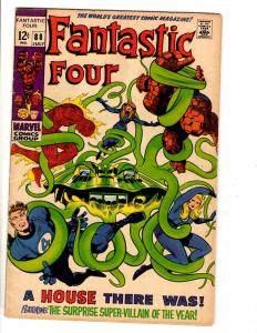 Fantastic Four # 88 VF Marvel Comic Book Thing Human Torch Silver Surfer TW65