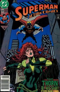 Action Comics #669 (Newsstand) VG ; DC | low grade comic Superman Thorn