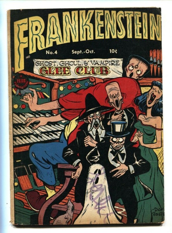 FRANKENSTEIN #4 1946- DICK BRIEFER art- Golden Age horror comic