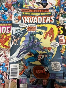 INVADERS Lot Of 17  1976 Bronze Age Lot Includes #7 +8 Union Jack Low Grade Lot