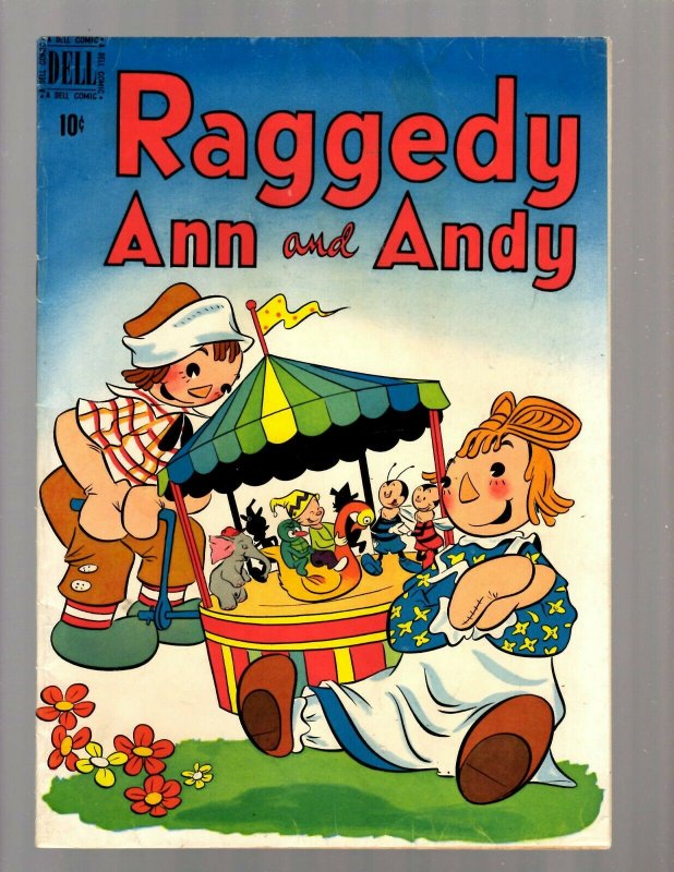 Raggedy Ann & Andy # 39 FN Dell Golden Age Comic Book 1949 Carousel JK7