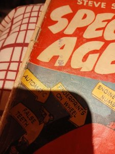 STEVE SAUNDERS SPECIAL AGENT #4 Parents Magazine 1949 T-MAN MICHAEL TRIGGER