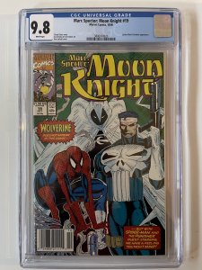 Marc Spector Moon Knight #19 CGC 9.8 1990 Spider-Man Punisher Cover!