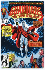 Guardians of the Galaxy #24 (1990 v1) Jim Valentino Starhawk Silver Surfer NM-