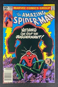 Amazing Spider-Man (1963) #229 VF+ (8.5) John Romita Jr Madame Web Juggernaut