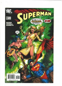 Superman #661 NM- 9.2 DC Comics Kurt Busiek 2007 Wonder Woman app.