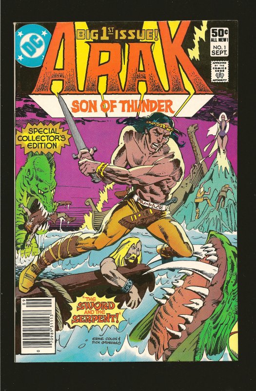 DC Comics Arak Son of Thunder Vol 1 No 1 September 1981