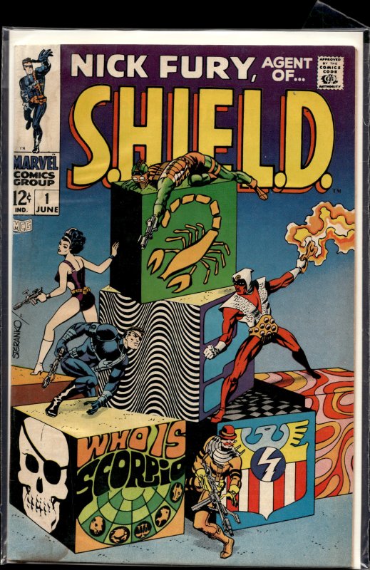Nick Fury, Agent of SHIELD #1 (1968) Nick Fury