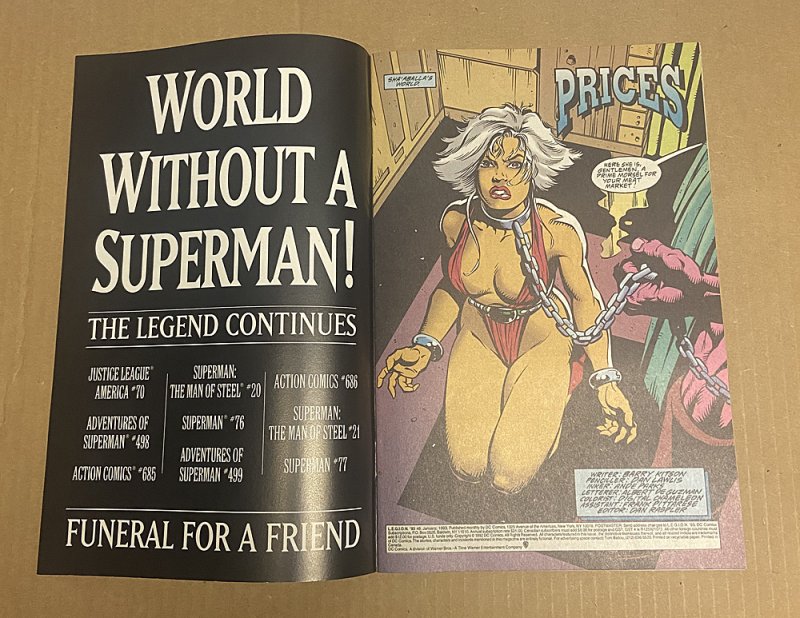 Legion #48  ( 9.4 NM+ ) Lobo Appearance / Jan 1993