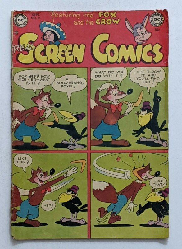 Real Screen Comics #54 (Sept 1952, DC) Fair 1.0 