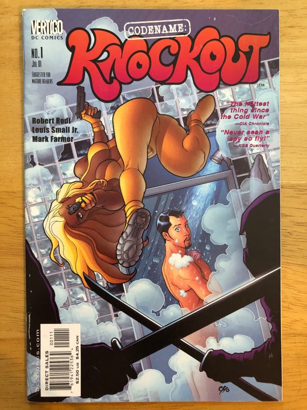 Codename: Knockout #1 (2001) Frank Cho Variant Cover DC Vertigo Comics