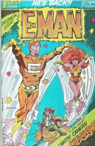 E-MAN #1, VF/NM, Signed Joe Staton, First comics 1983 more Indies in store