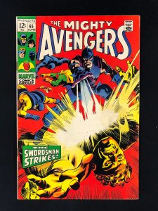The Avengers #65 (1969) FN+ Final Avengers issue with a $0.12 cover price