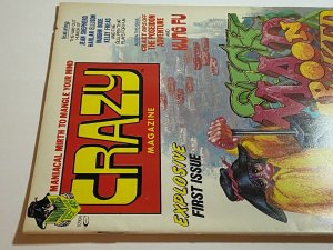 Crazy Magazine #1 Kelly Freas Cover Marv Wolfman Herb Trimpe 1973 Marvel Mag