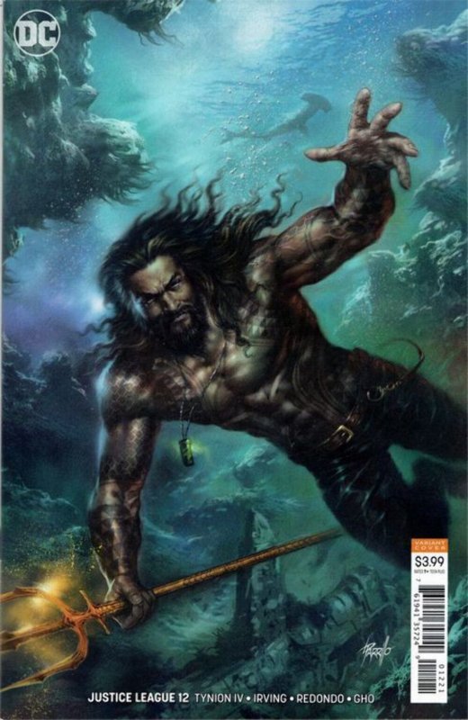 Justice League #12 Lucio Parrillo Aquaman Movie Variant comic book