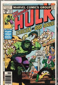 The Incredible Hulk #217 (1977) Hulk