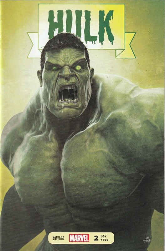 Hulk # 2 Bjorn Barends Frankies Exclusive Cover NM Marvel Donny Cates [I7]