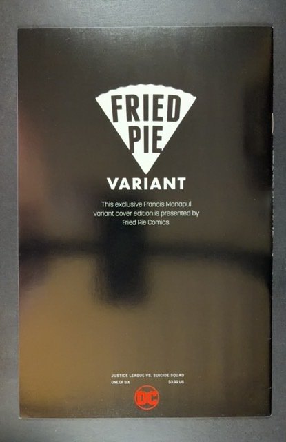 Justice League vs. Suicide Squad #1 Fried Pie Black and Virgin Cover (2017)