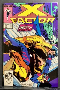 X-Factor #34 (1988) Walter Simonson Archangel vs Cameron Hodge Cover