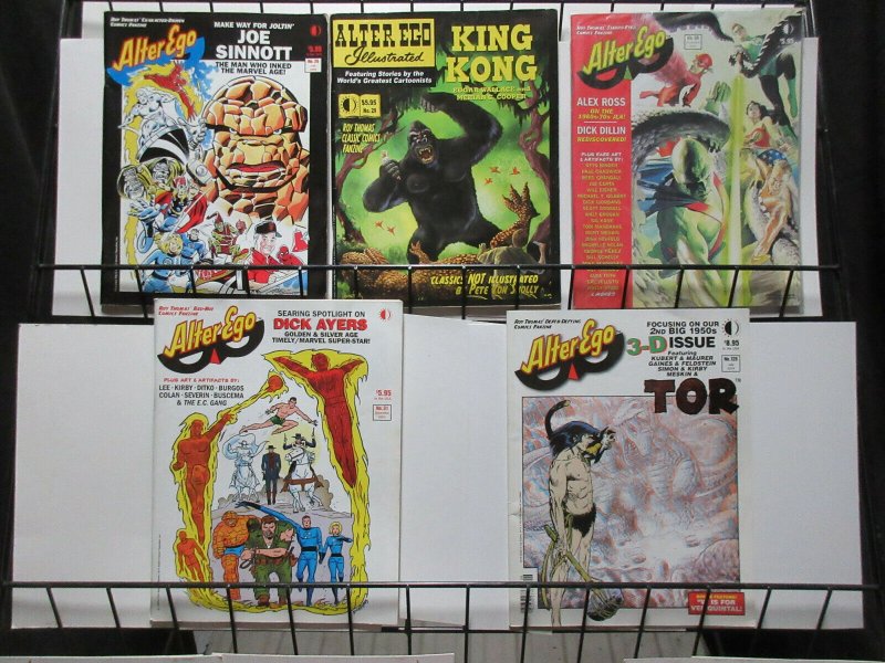 Alter Ego Lot of 5Diff #26, 29, 30, 31, 126 Roy Thomas Fanzine!