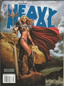 Heavy Metal Magazine Vol. 32 #1 VINTAGE Mar 2008 Max Bertolini Cover GGA 14302365873