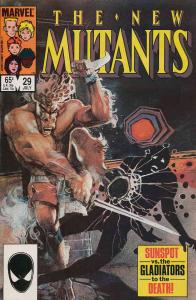 New Mutants, The #29 VF ; Marvel | 1st appearance Strong Guy