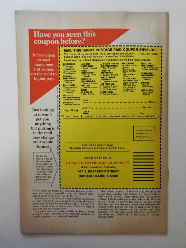 Crypt of Shadows #2 (1973) VG- Cond Cover and 1st 4 wraps detached bottom staple