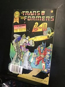 Blackthorne 3-D Series #25 (1987) Rare transformers! High grade! VF/NM Wow!