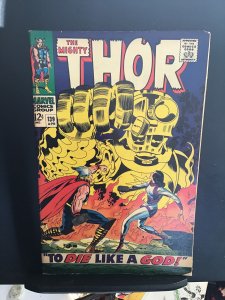 Thor #139 (1967) mid grade Kirby, Lady Siff  cover! VG/FN