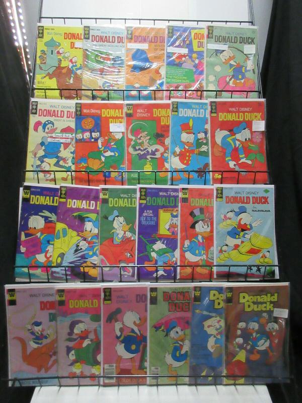 Donald Duck (Gold Key + Whitman 1963-81) #121-230 Lot of 22Diff Adventure Tales