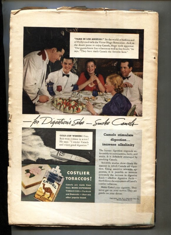 The Shadow Pulp Aug 1 1936- Sledge-Hammer Crimes- Maxwell Grant VG-