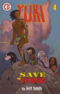 Tuki: Save the Humans #4 VF ; Cartoon Books | Jeff Smith Last Issue