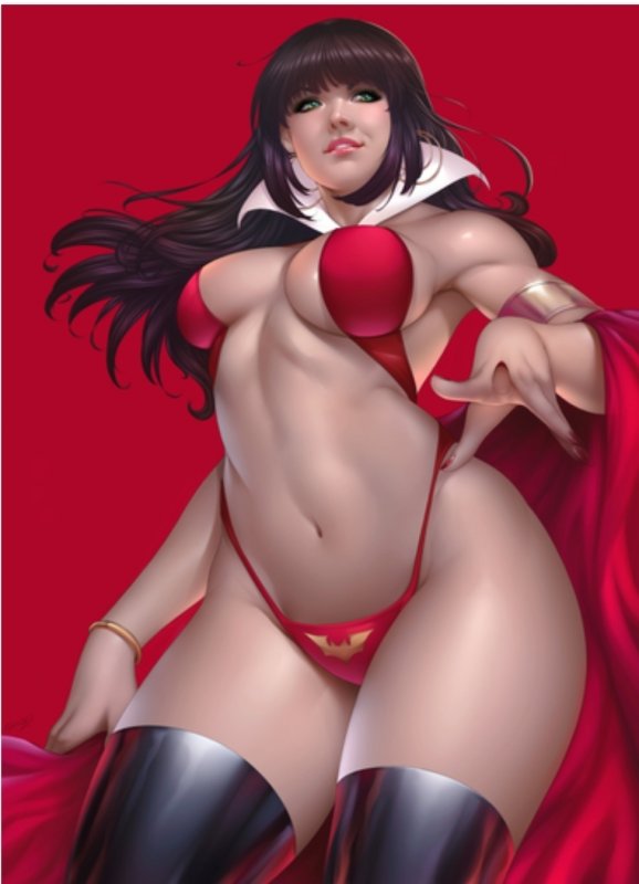 VAMPIRELLA #24 JOHN VASQUEZ RED VIRGIN EXCLUSIVE! LIMITED TO 300!PRESALE!