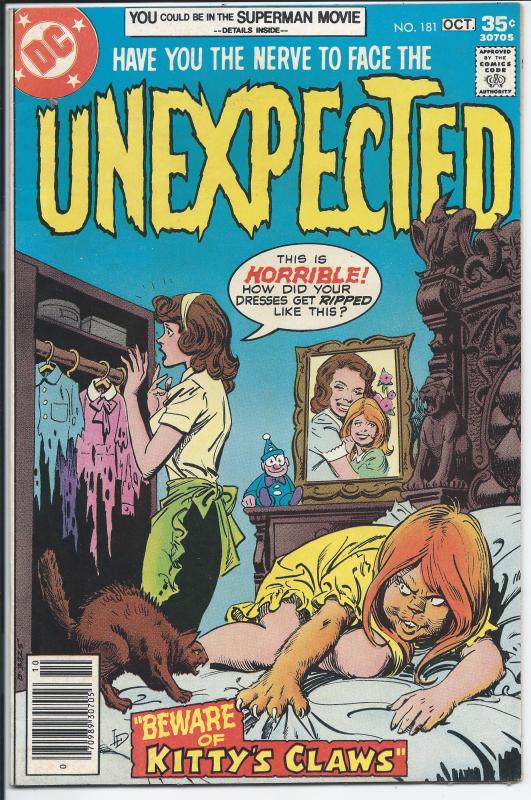 Unexpected 181 - Bronze Age - Oct. 1977 (VF)