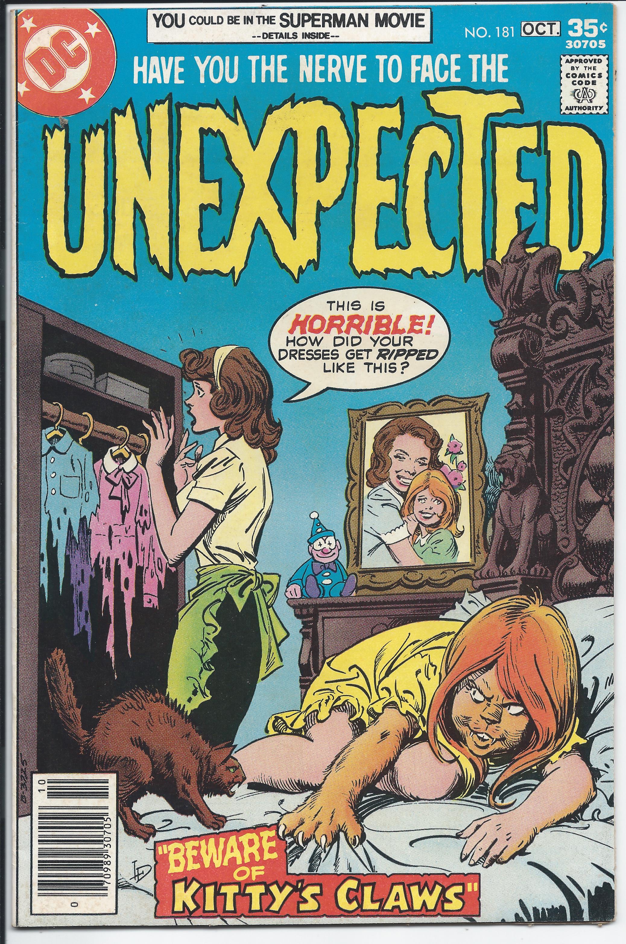 Unexpected 181 Bronze Age Oct. 1977 (VF) Comic Books Bronze Age