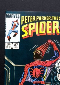 Spect. Spider-Man #87 (1984) -[KEY]Spidey Reveals Identity to Black Cat -VF+