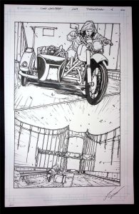 Pandemica #4 pg 20 Original Art Alex Sanchez bestselling author Jonathan Maberry