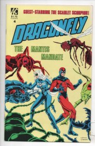 DRAGONFLY #4, VF/NM, AC comics, Mantis, 1985 1986, more in store