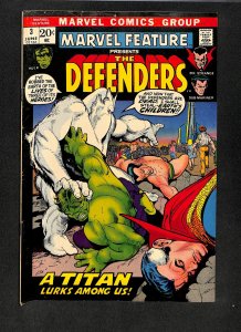 Marvel Feature #3 3rd Appearance Defenders!