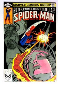 Spectacular Spider-Man #42 (1980) VF/NM Human Torch Marvel