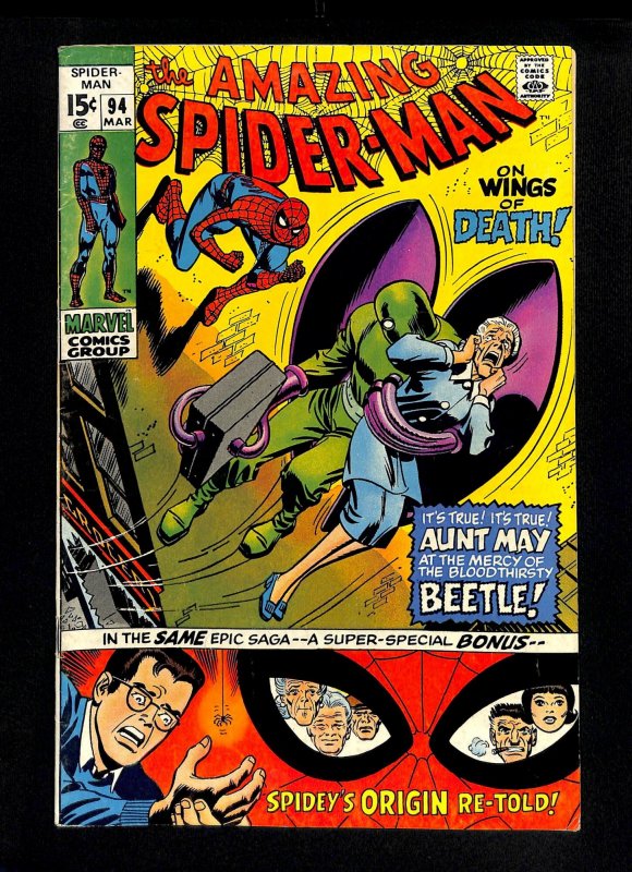 Amazing Spider-Man #94 Beetle On Wings of Death!