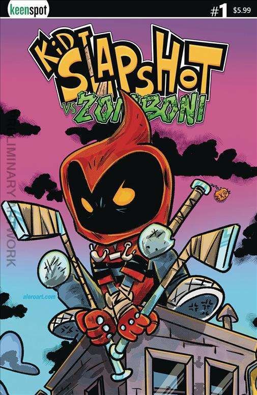 Kid Slapshot Vs. Zomboni #1C VF/NM ; Keenspot | 3 Limited to 100