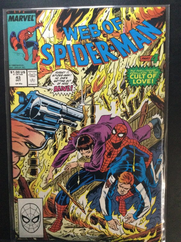 Web of Spider-Man #43 Direct Edition (1988)