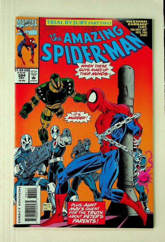 Amazing Spider-Man #384 - (Dec 1993, Marvel) - Good/Very Good