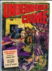 UNDERWORLD  CRIME #5 1953-LOADED DICE-SMUGGLING-PRE-CODE-OPIUM-VIOLENCE-fr