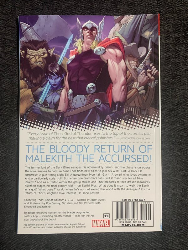 2014 THOR Volume 3 The Accursed TPB SC VF 8.0 1st Marvel Comics